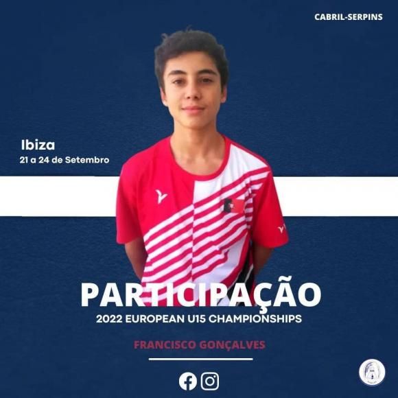 Serpinense Francisco Gon&ccedil;alves representou Portugal