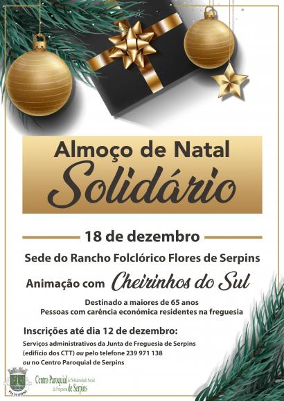 Almoço Solidário Serpins - Natal Almoço Solidário Serpins - Natal