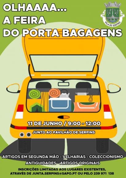 &ldquo;Olhaaa&hellip;A Feira do Porta Bagagens&rdquo; junto ao Pavilh&atilde;o Gimnodesportivo de Serpins