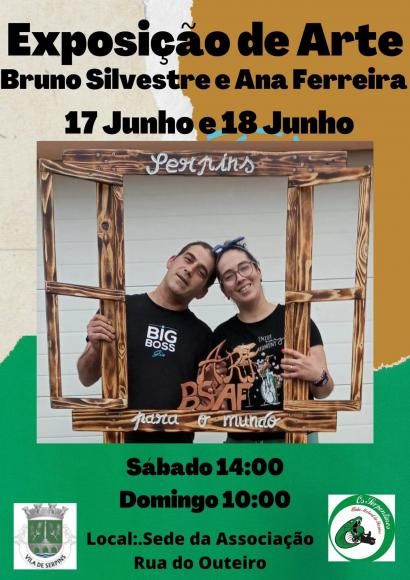 Exposi&ccedil;&atilde;o de Arte de Bruno Silvestre e Ana Ferreira 