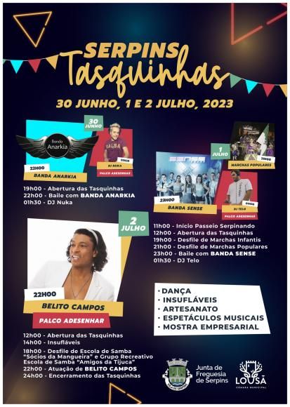 Festa das Associa&ccedil;&otilde;es e Coletividades/Tasquinhas de Serpins de 30 de junho a 2 de julho