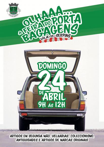 “Olhaaa…A Feira do Porta Bagagens” este domingo no Mercado de Serpins 